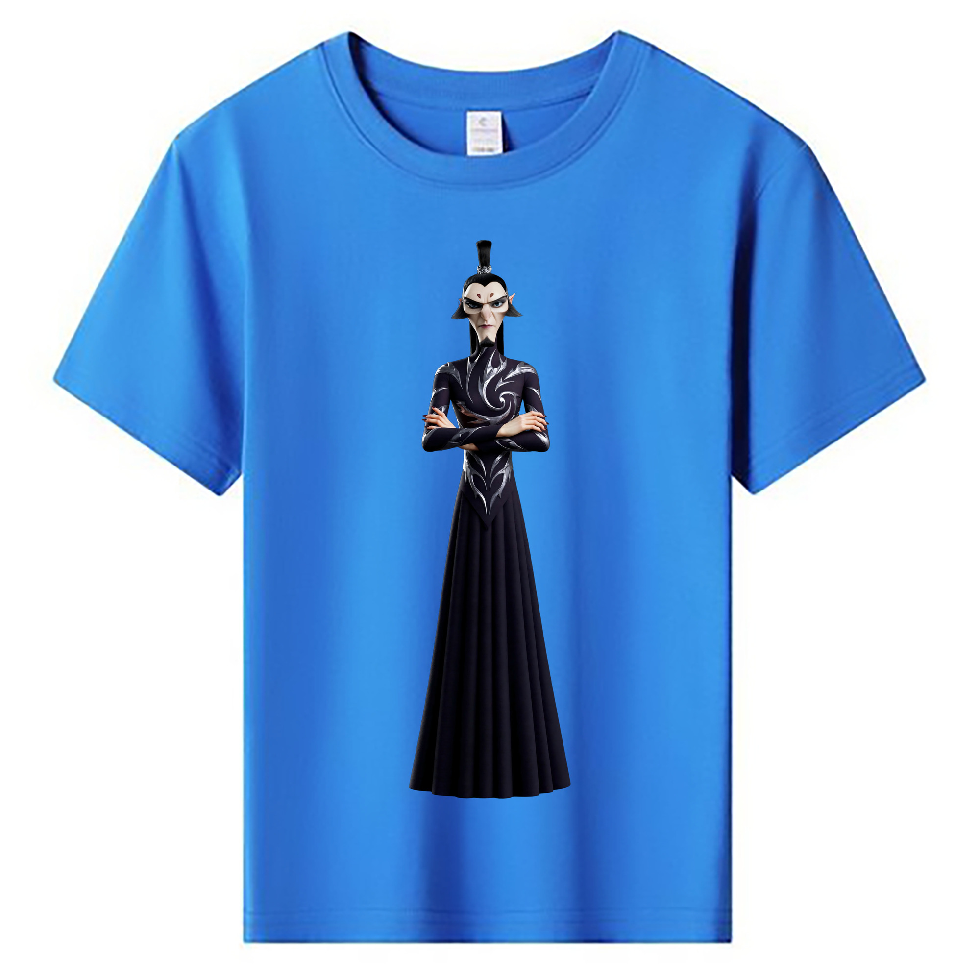 （画像用） Ne Zha 2 ナタ 魔童の大暴れ 綿100％キッズTシャツ（フロントプリント）